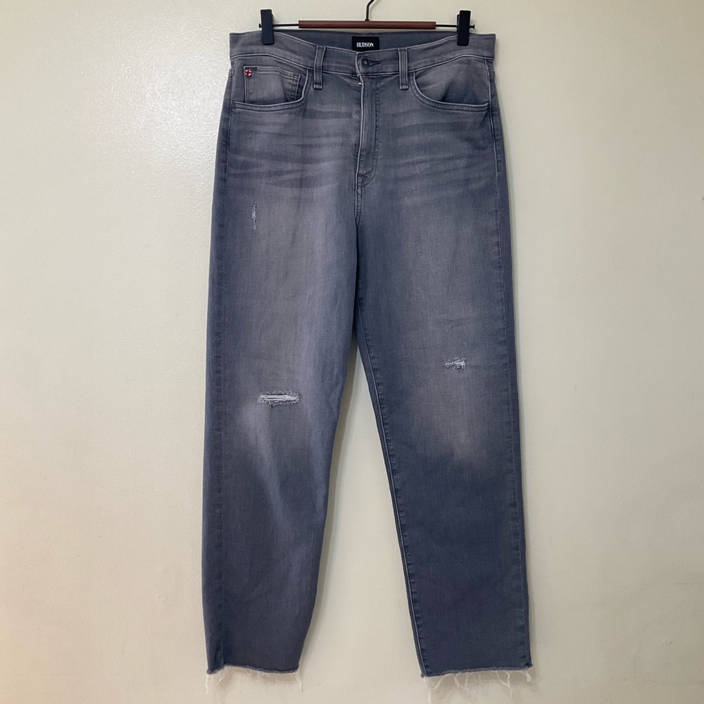 Hudson Kass High Rise Straight Ankle Jeans Size 28